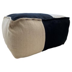 Large Square Indian Pouf