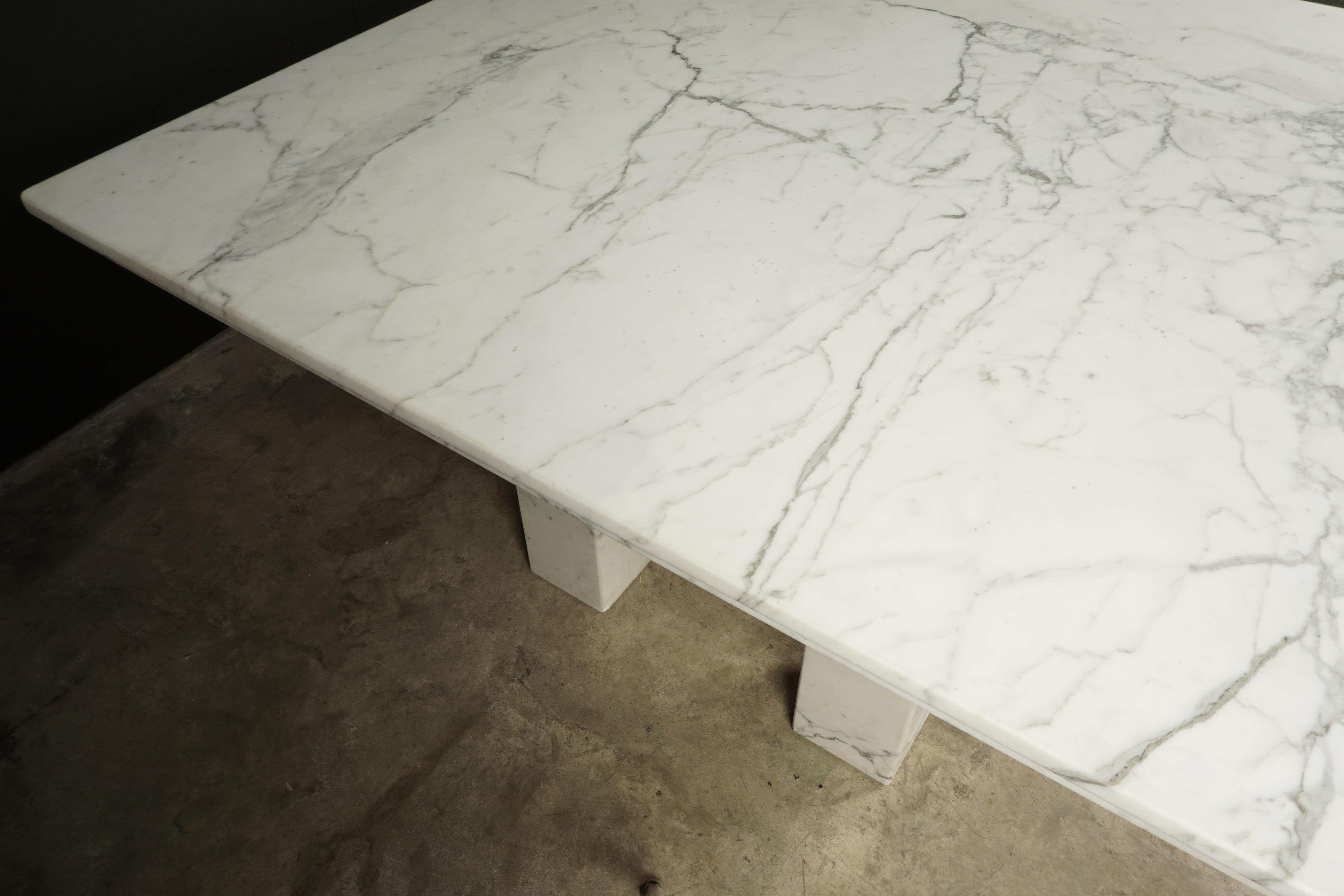 rectangular / square marble dining table