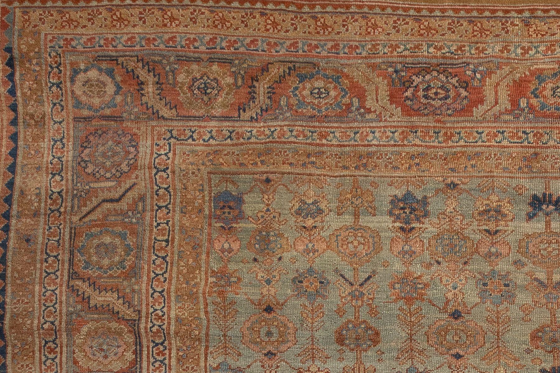 Large Square Persian Bakshaish Rug In Good Condition For Sale In New York, NY