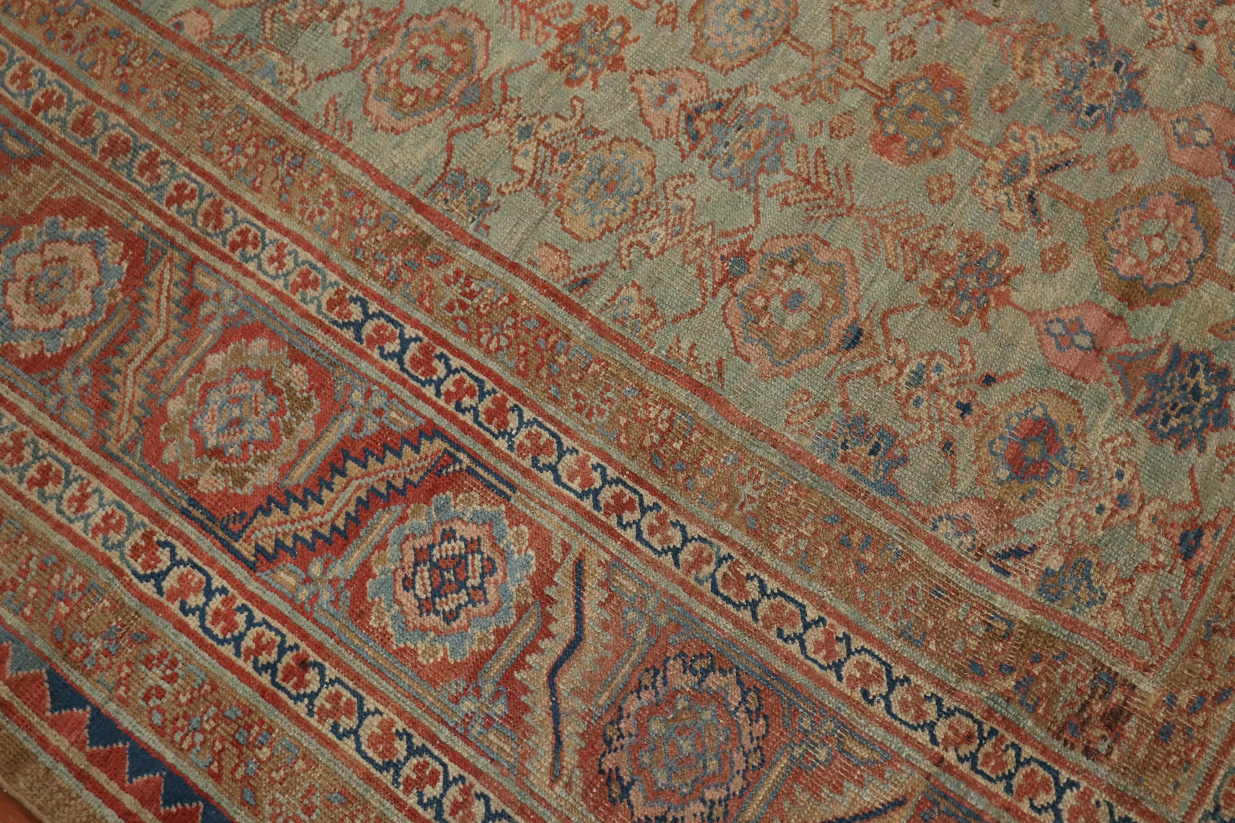 Large Square Persian Bakshaish Rug For Sale 1