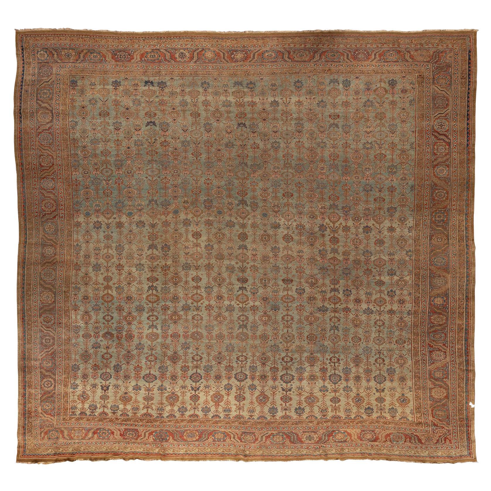 Large Square Persian Bakshaish Rug