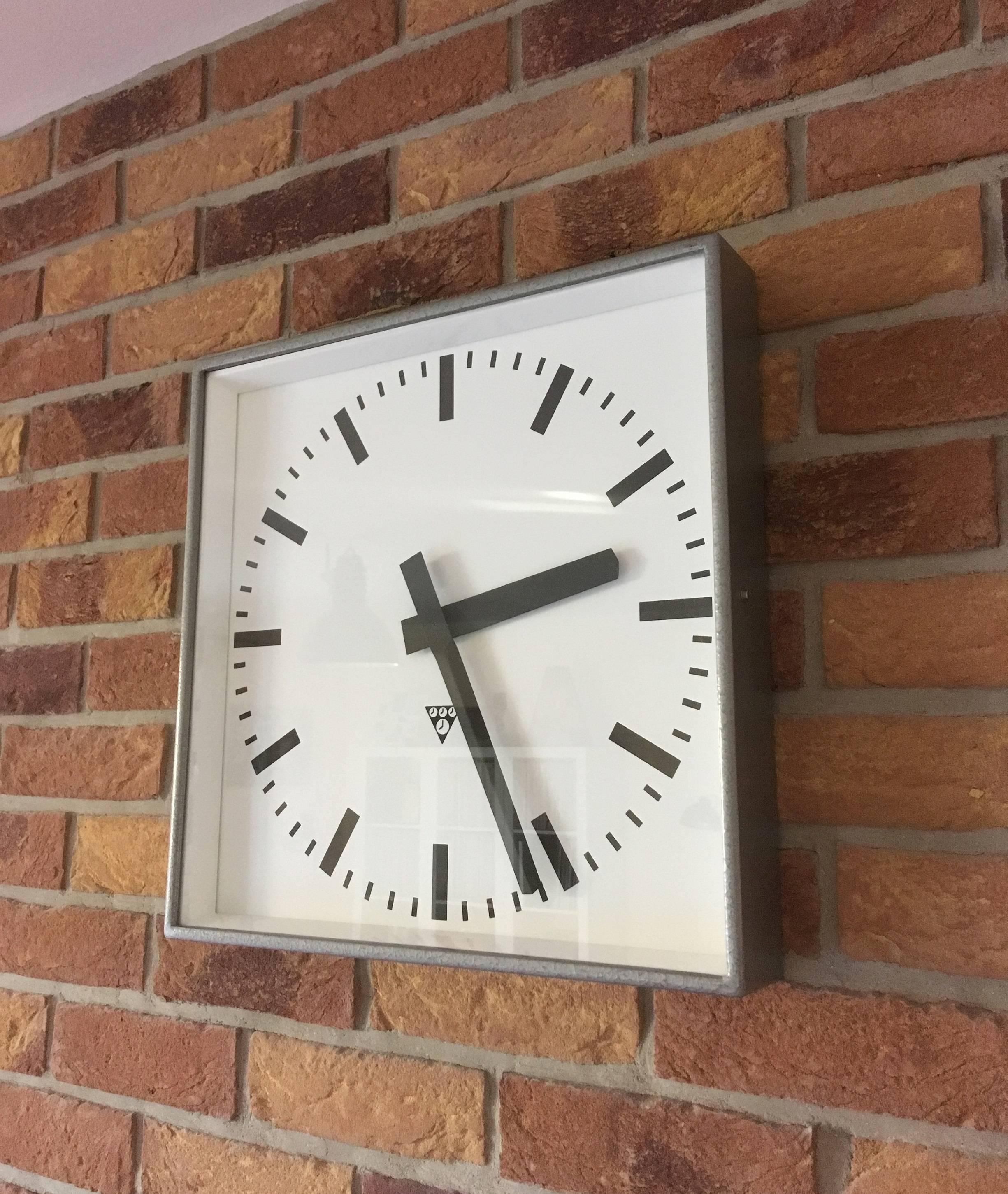 large square wall clock