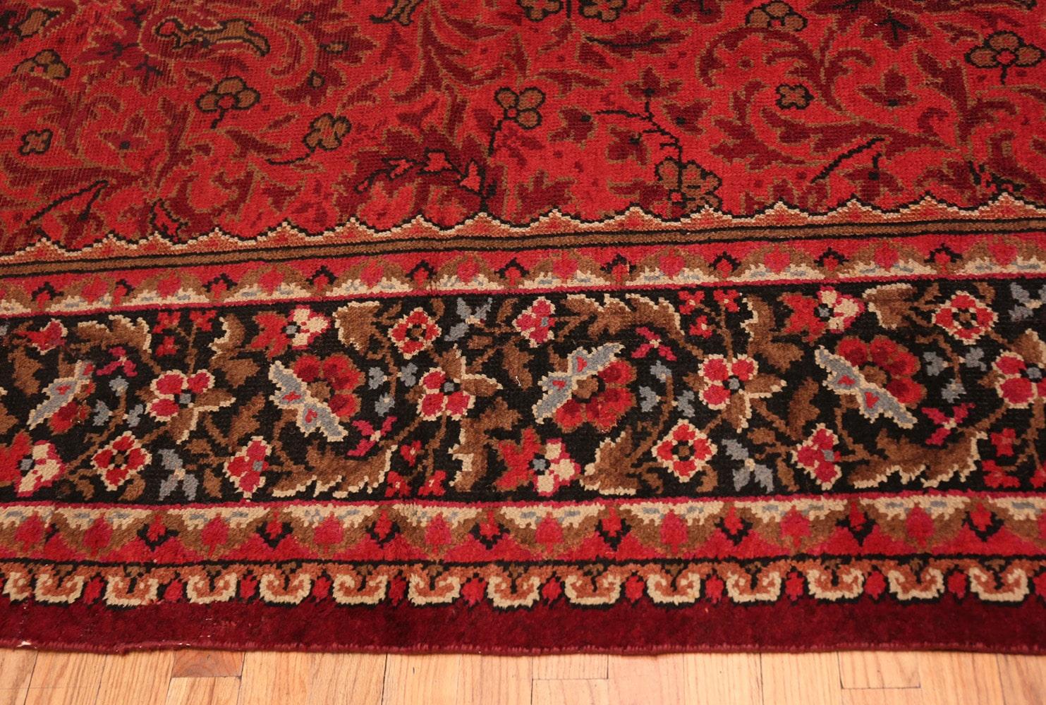 Mid-20th Century Antique Irish Donegal Rug. Size: 15 ft 5 in x 16 ft 8 in For Sale