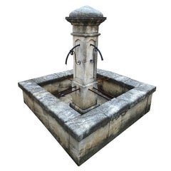 Large Square Surround Column Fountain