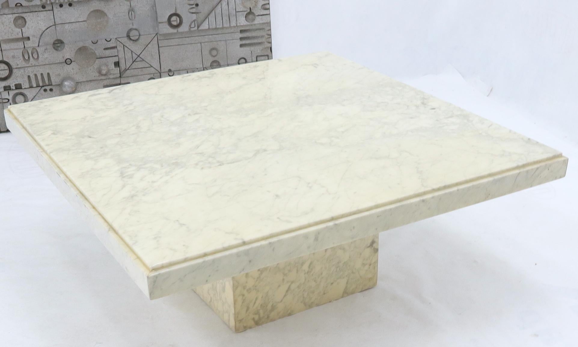 marble coffee table square