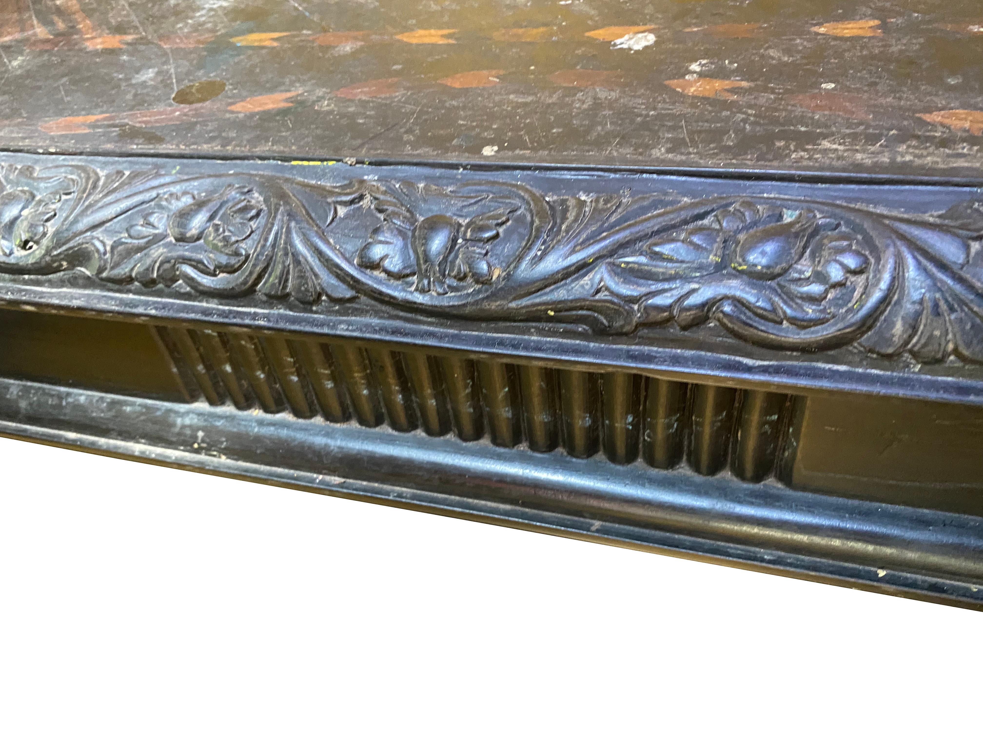 Asiatique Grande table de salle à manger du Sri Lanka en vente