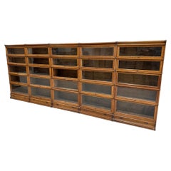 Large stackable Globe Wernicke Bookcase in original condition