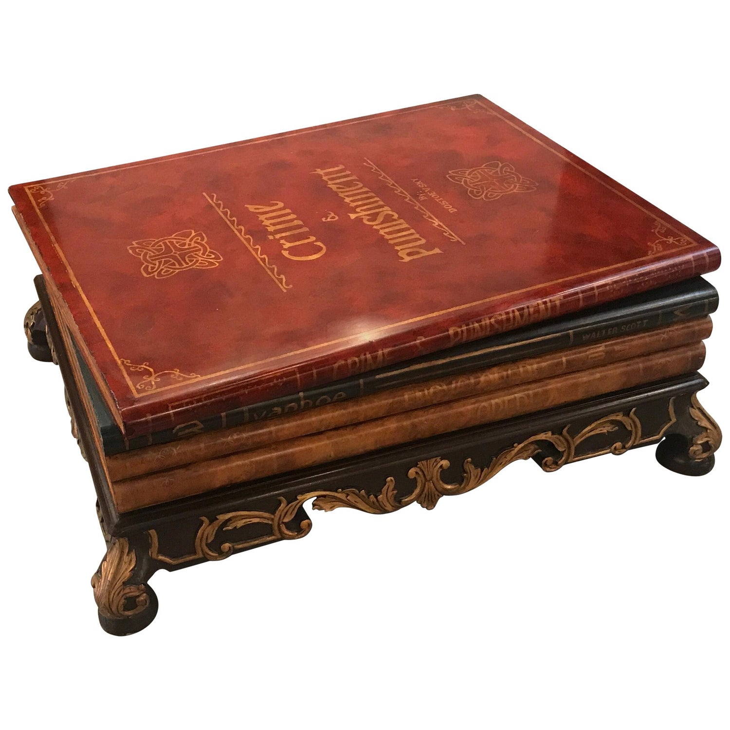 Large Stacked Book Coffee Table By Maitland Smith For Sale At 1stdibs Large Stacked Book Coffee Table By Maitland Smith For Sale At 1stdibs