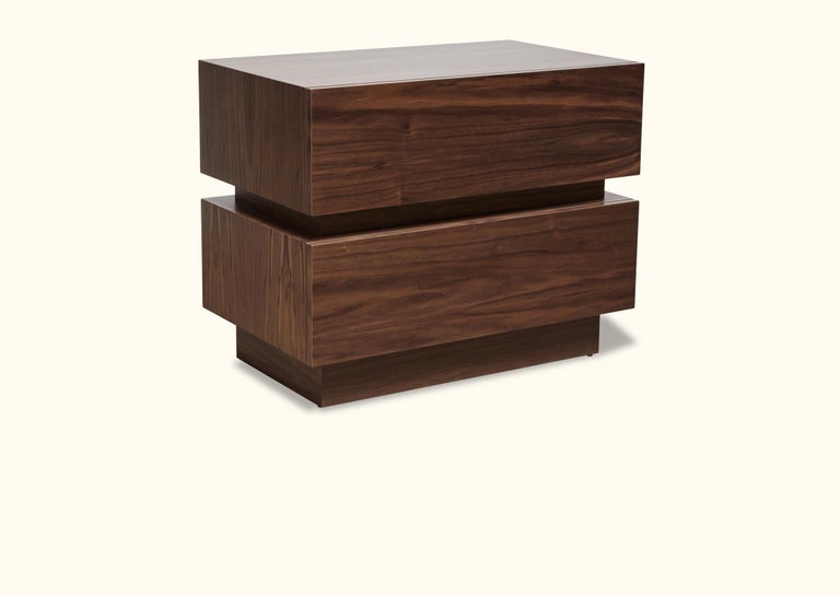 Large Stacked Box Nightstand by LawsonFenning For Sale at 1stDibs