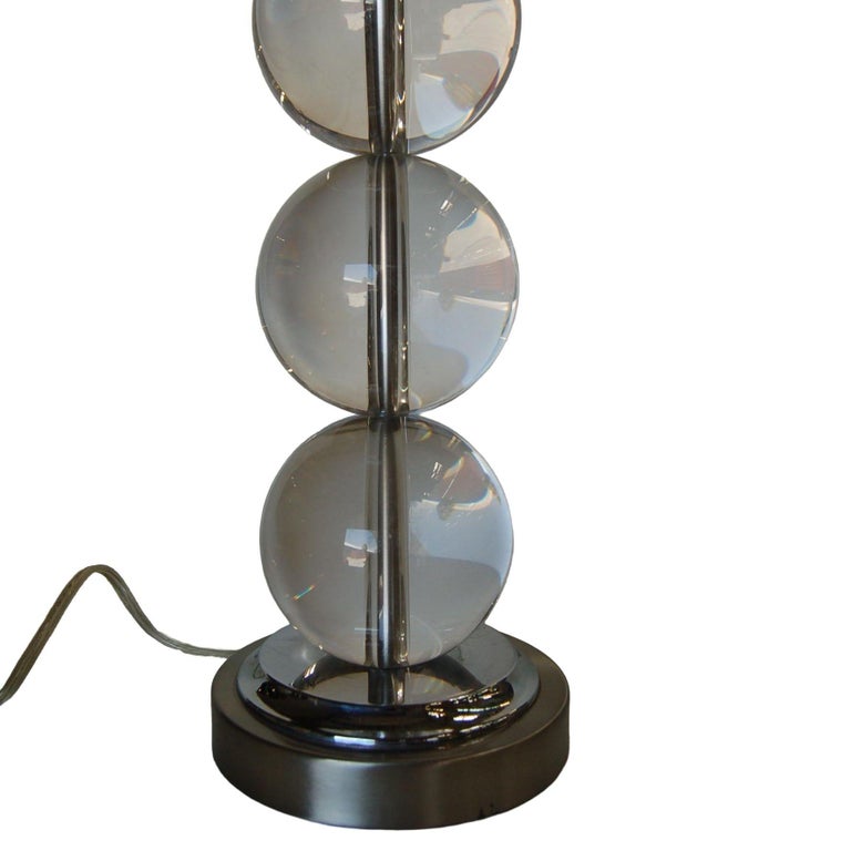 Stacked crystal ball lamp hot sale