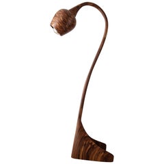 Large STACKED Walnut Floor Lamp by Richard Haining, Available Now