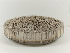 Large Staff Leuchten Smoke Tone Bubble Flush Mount