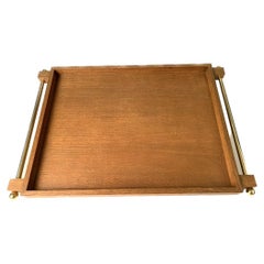 Großes Serviertablett aus gebeizter Eiche von Paul Marra Design