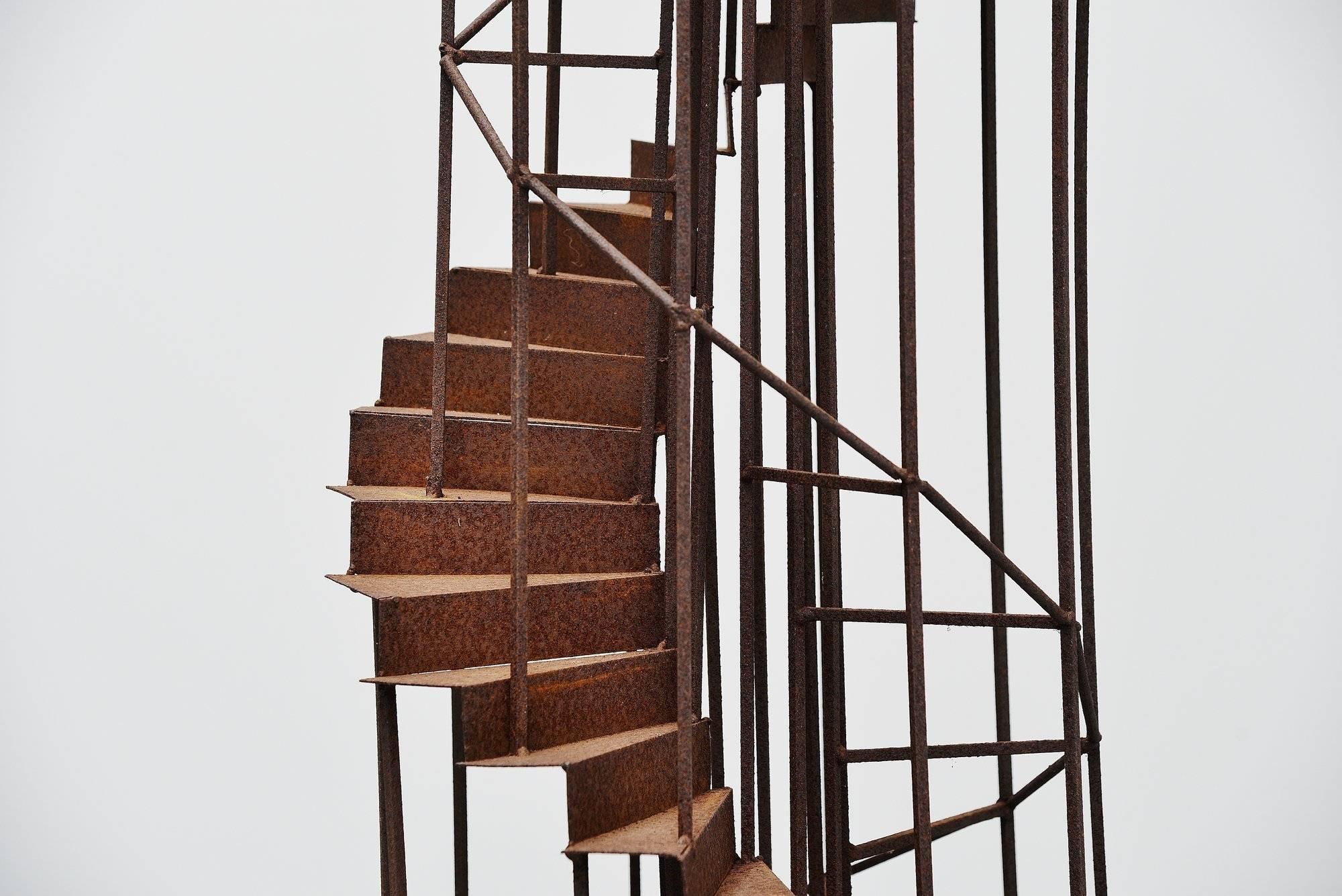 Mid-Century Modern Large Staircase Sculpture, Holland, 1970