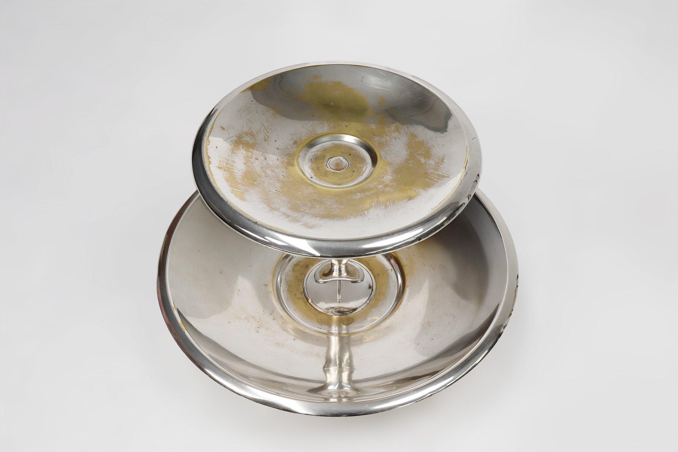 Gran estantería antigua estampada y chapada en plata, Francia, 1900 Plateado en venta