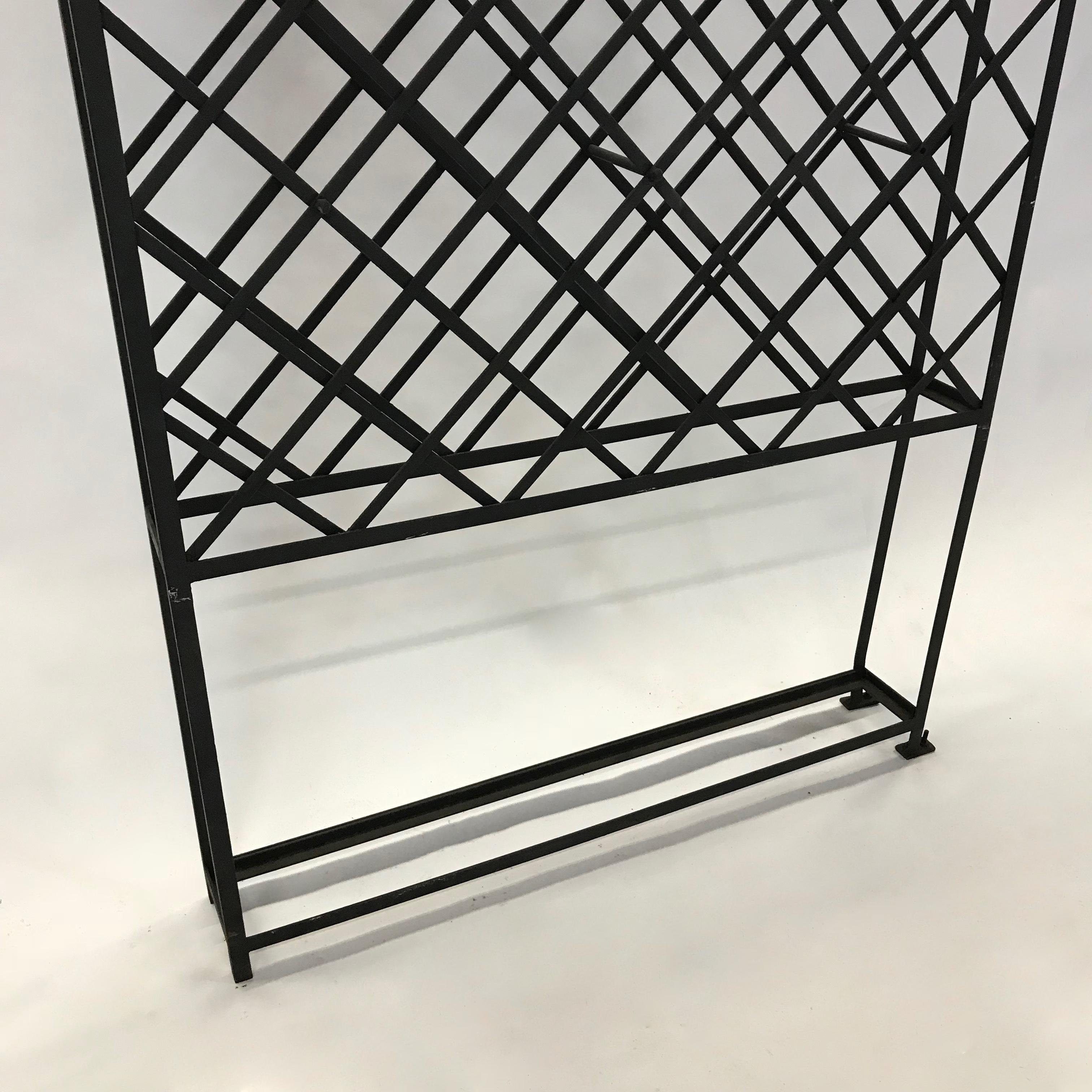 wrought iron wine cabinet