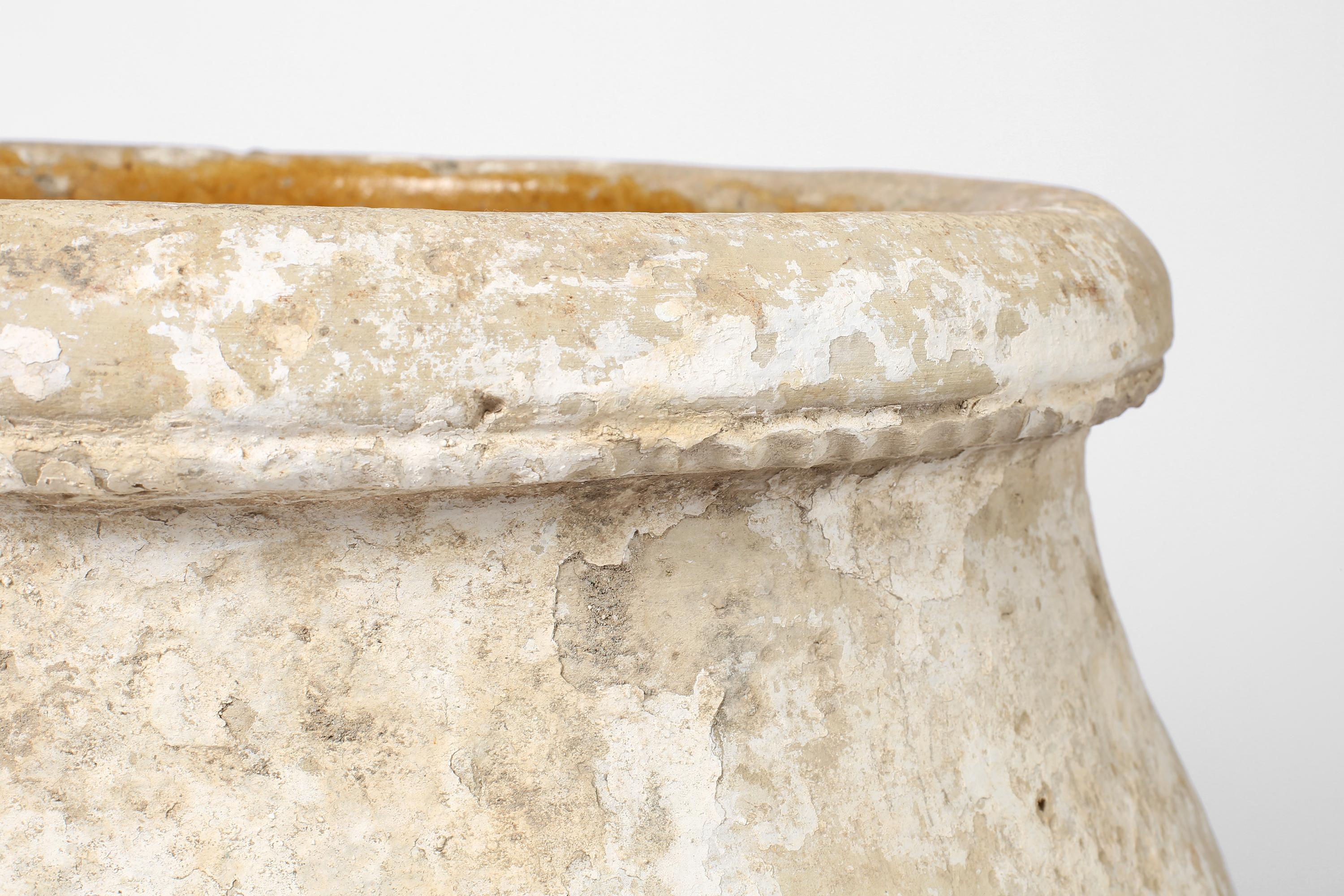 Large Stapled Southern Earthenware Wabi-Sabi Spanish Jar c. 1800 1