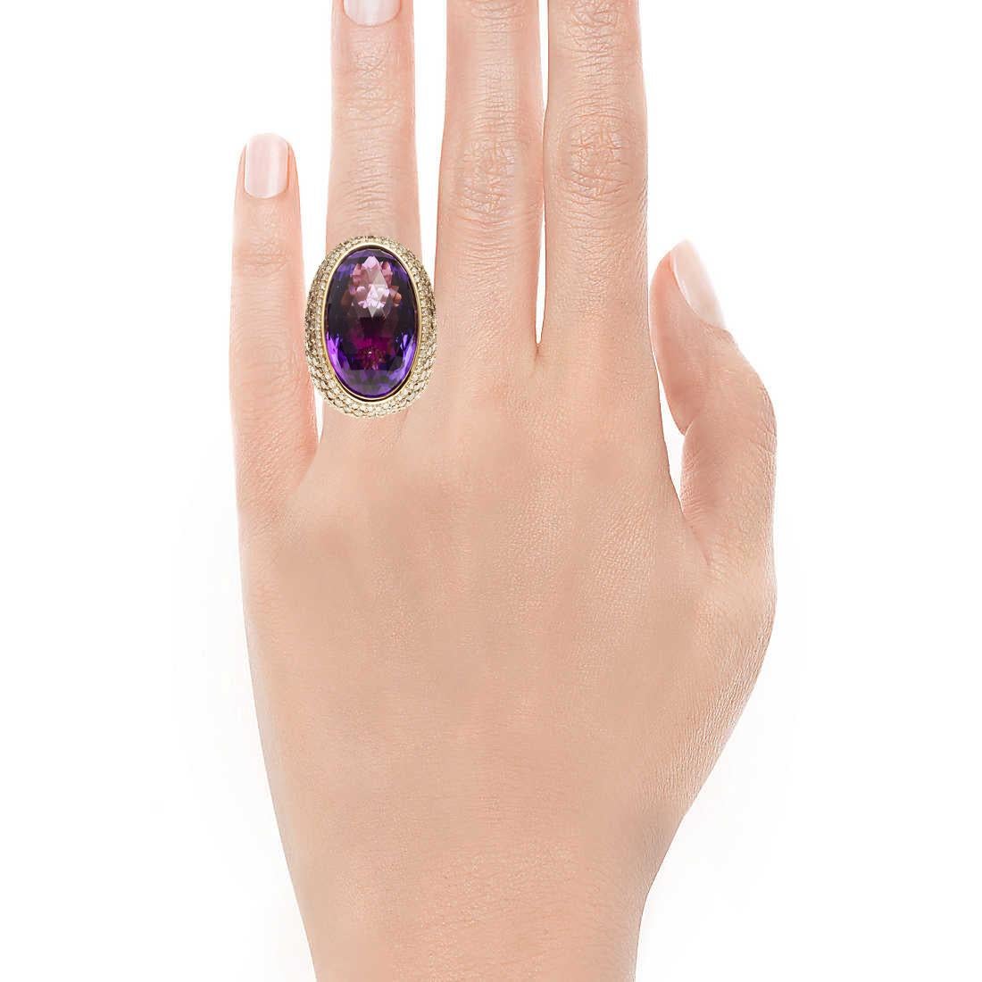 Large Statement Cocktail Ring with 34ct Amethyst Center Stone In New Condition For Sale In Toronto, CA