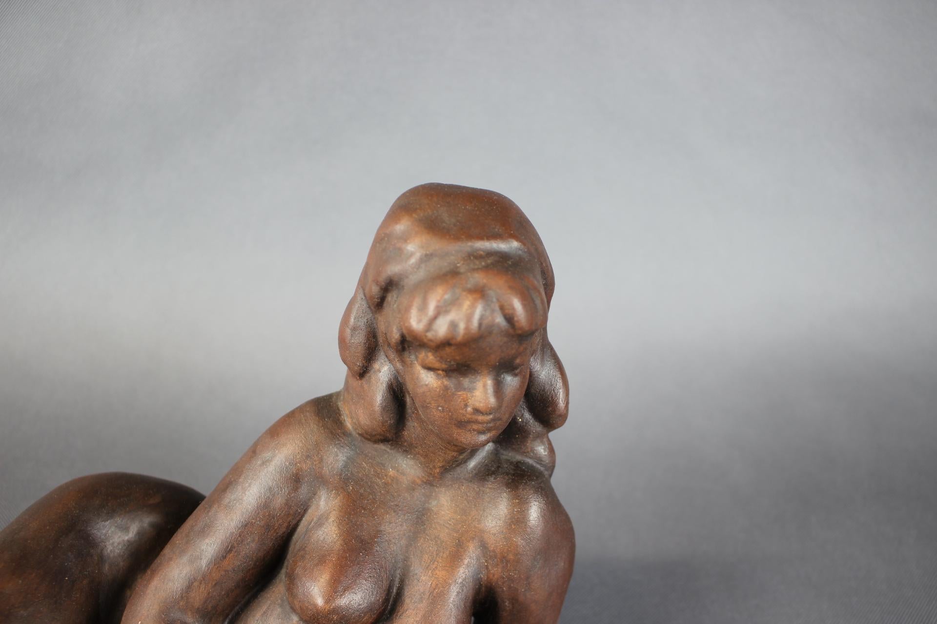 Gran estatuilla de Acto de Bohumil Kokrda, Checoslovaquia, años 80 en venta 1
