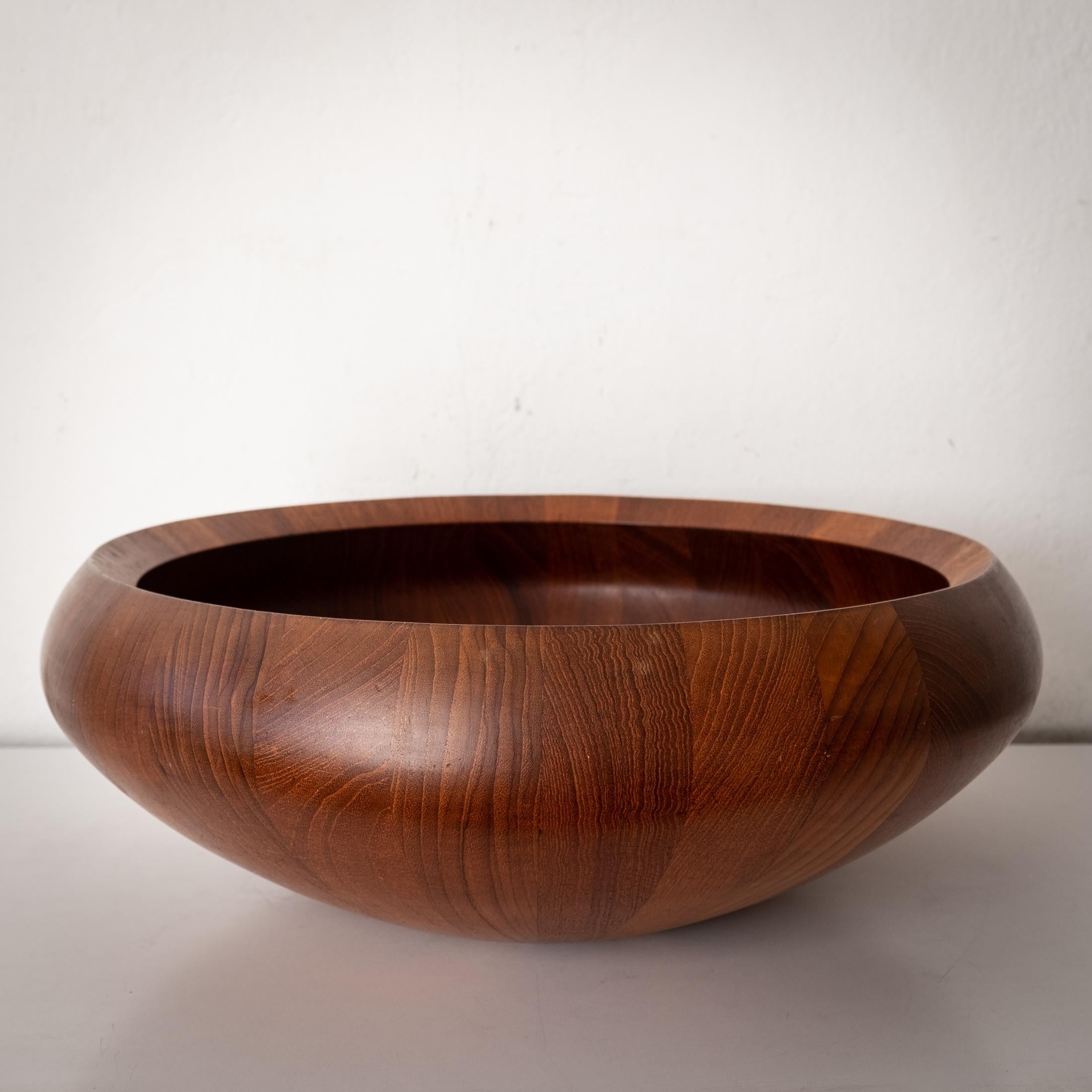Scandinavian Modern Large Staved Teak Bowl by Jens Quistgaard for Dansk