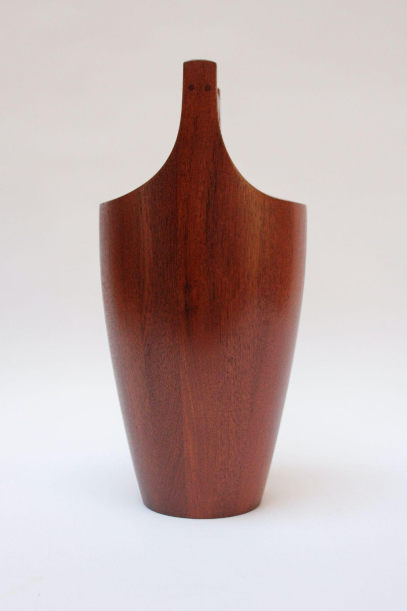 Danish Large Staved Teak 'Congo' Ice Bucket by Jens Quistgaard for Dansk For Sale