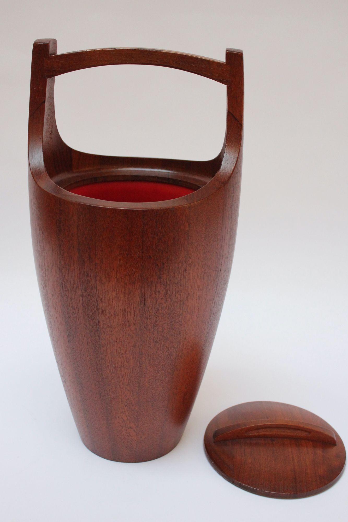 Large Staved Teak 'Congo' Ice Bucket by Jens Quistgaard for Dansk For Sale 10