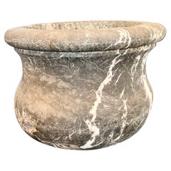 Large Ste Anne Grey Marble Urn