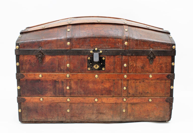 Large Steamer Trunk at 1stDibs