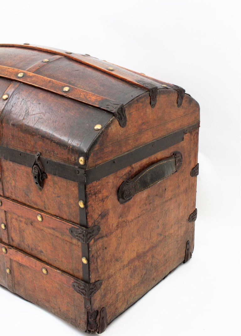 Large Steamer Trunk at 1stDibs