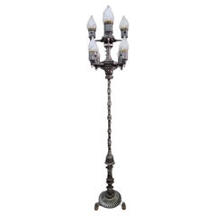 Large Steampunk Candelabrum Signed by the Artist