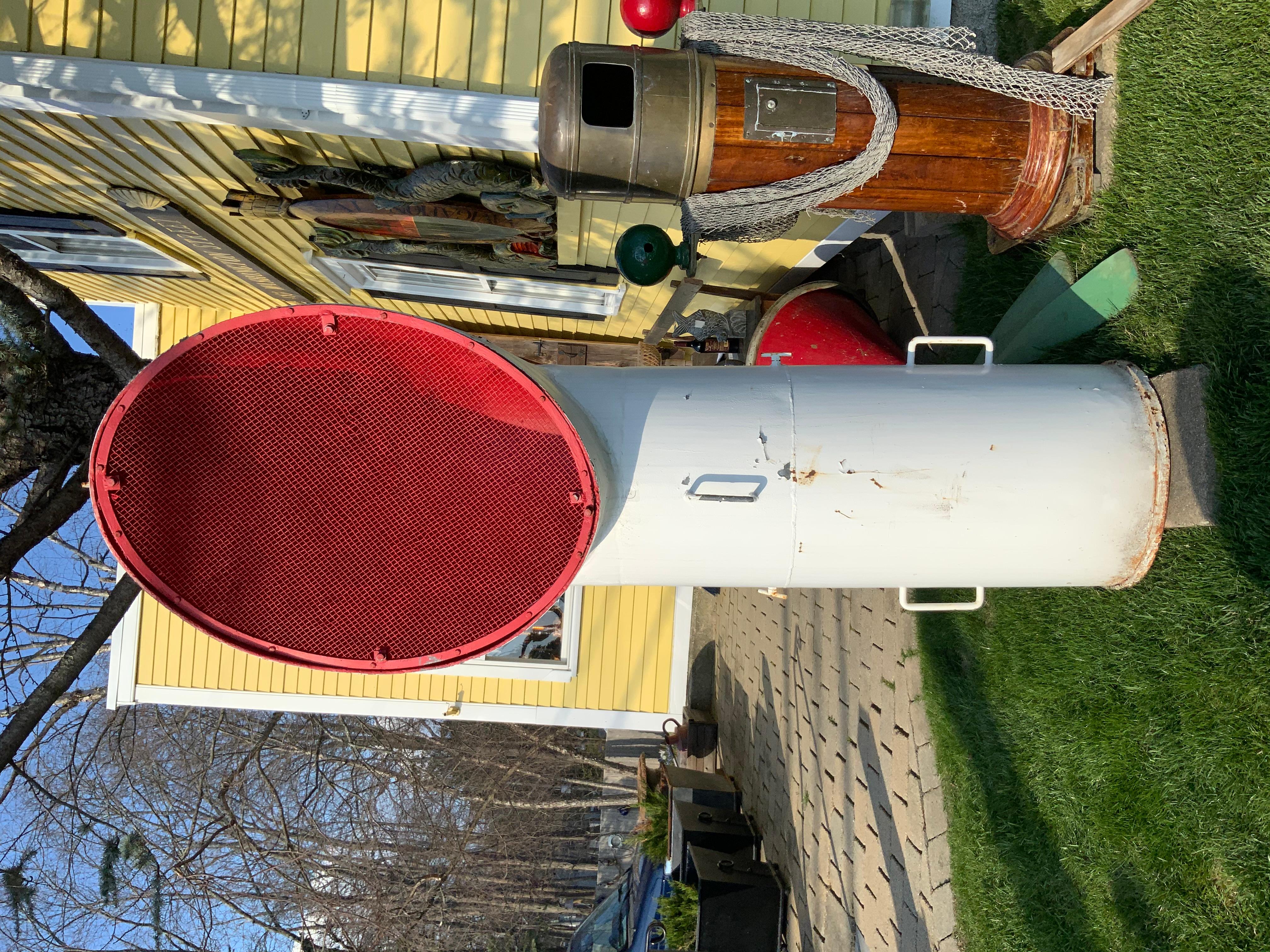 Large Steamship Funnel In Good Condition For Sale In Norwell, MA