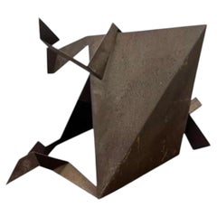 Large Steel Abstract Garden Sculpture "Floor Kite X11 executed by Josha Green