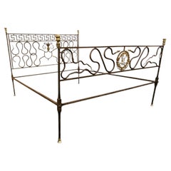 Large Steel Bed With Snakes, Early 19th Century