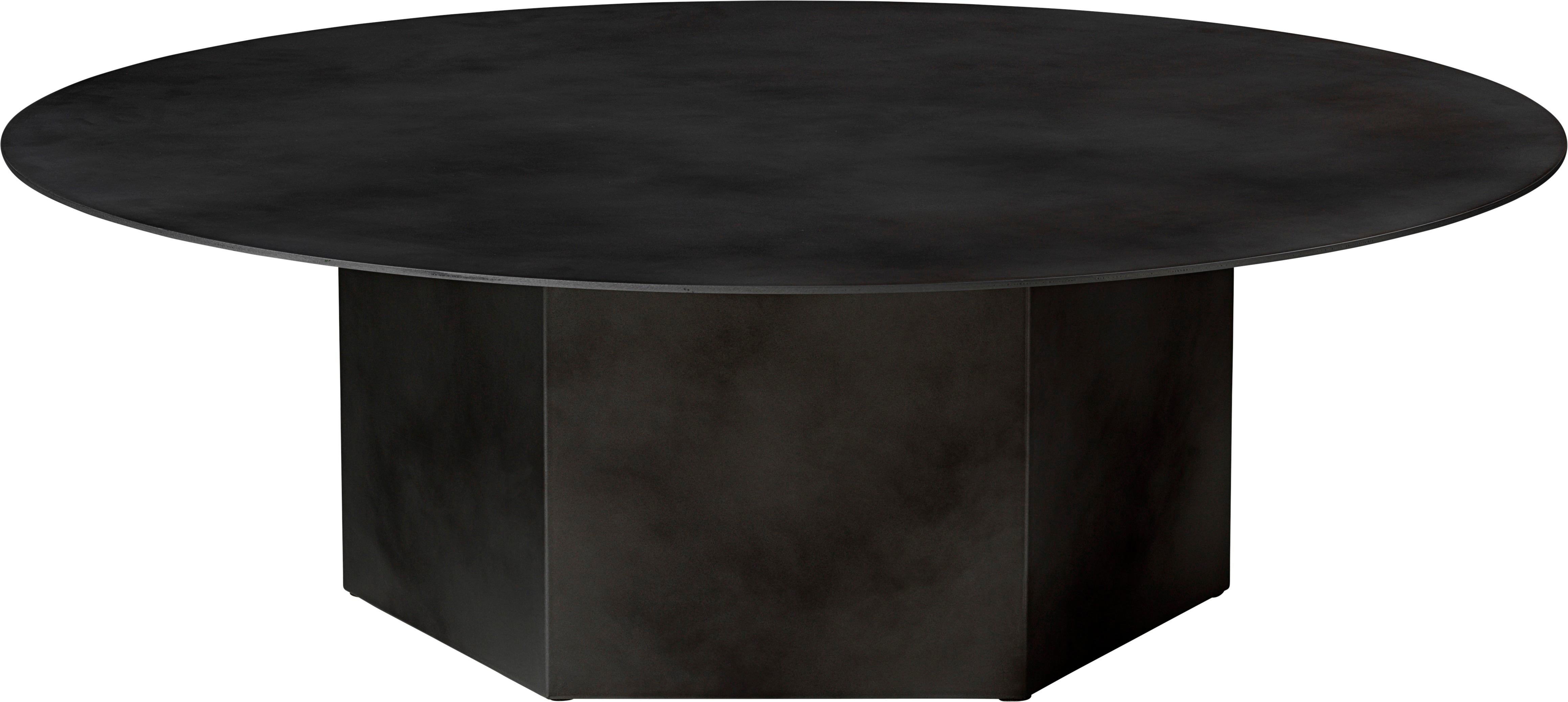 Großer Couchtisch „Epic“ aus Stahl in Misty Grey von Gamfratesi für Gubi (Italienisch) im Angebot