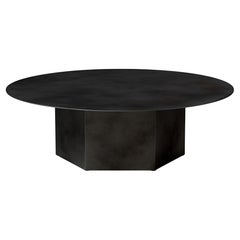 Large Steel 'Epic' Coffee Table in Midnight Black by Gamfratesi for Gubi