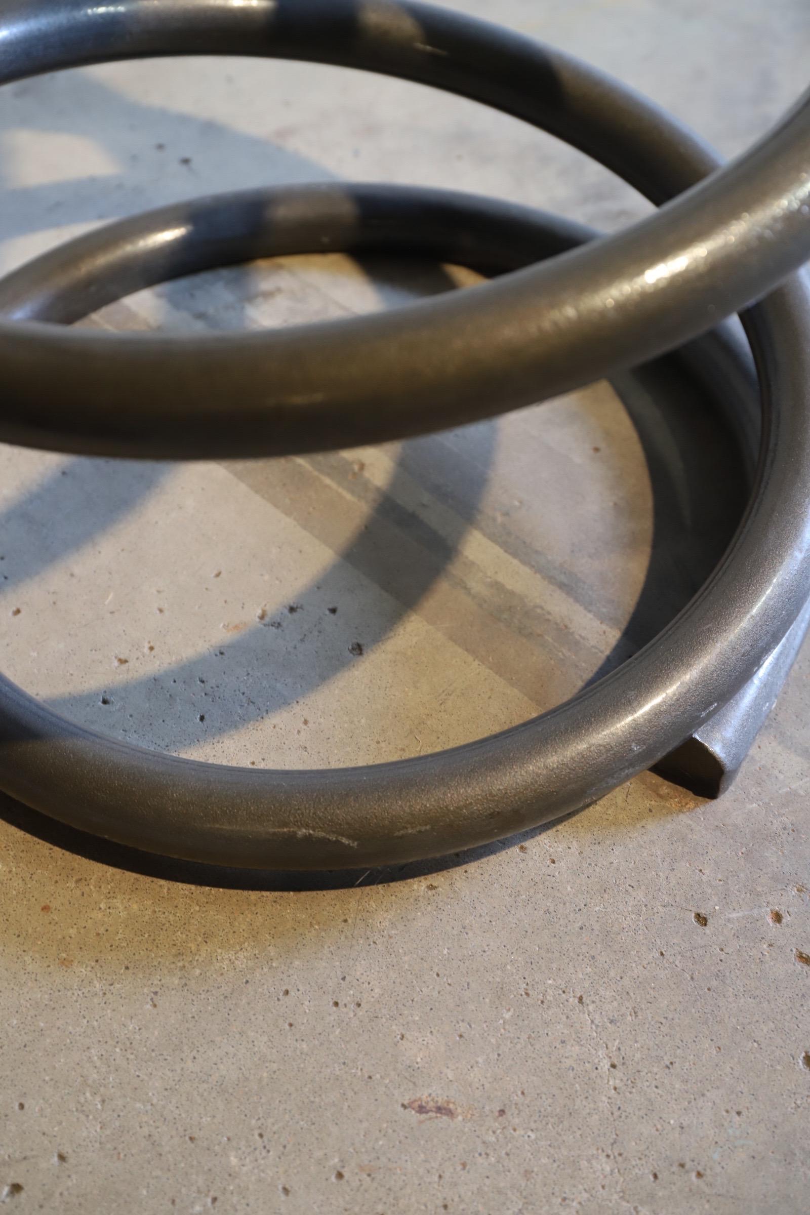 Large Steel Spring Barstools by Helix 2