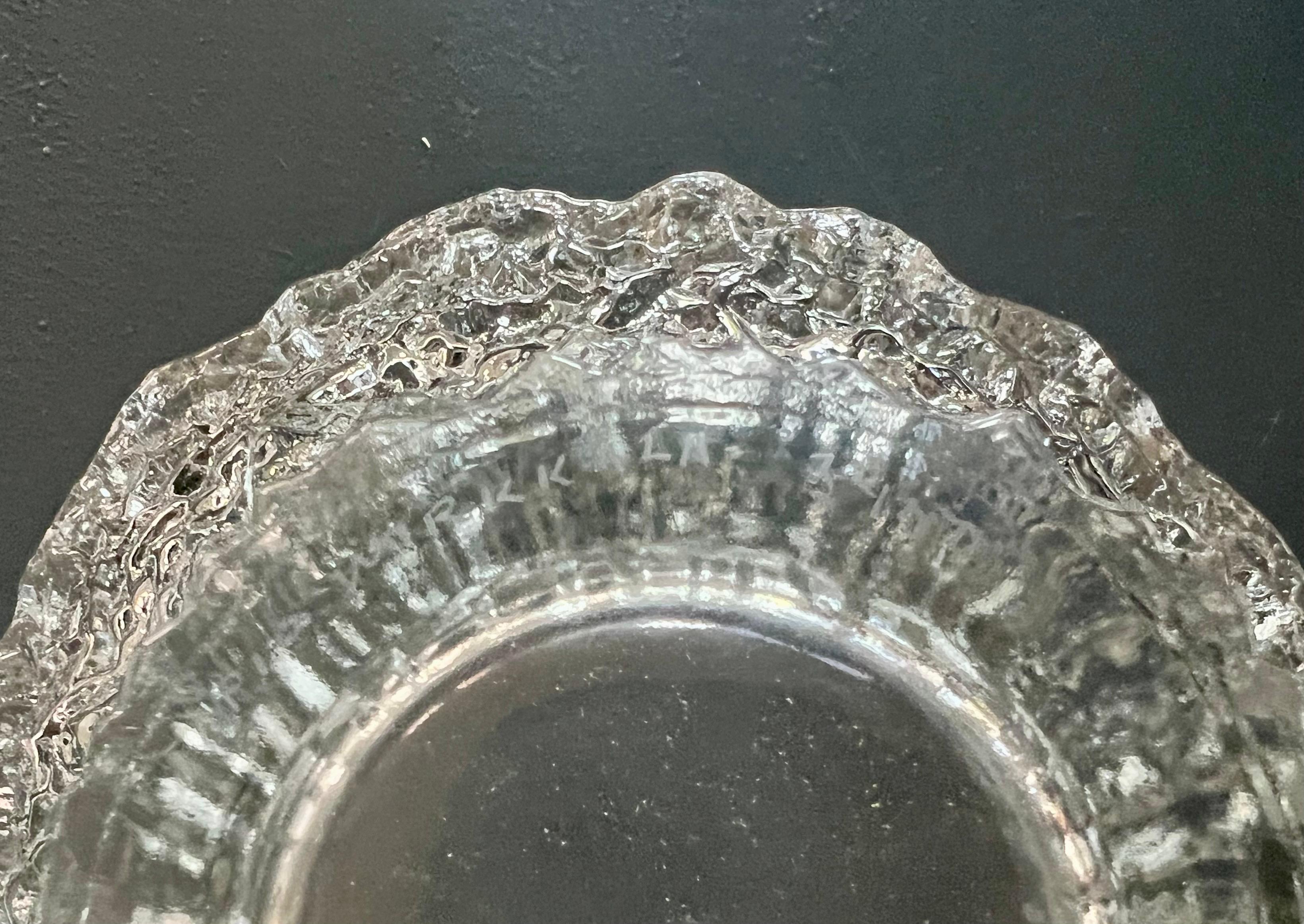 Große Schale „Stellaria“ von Tapio Wirkkala (Glas) im Angebot