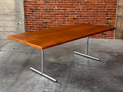 Large Stendig Dining / Conference Table by Swiss Architect Hans Eichenberger