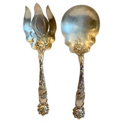 Large Sterling Salad Set