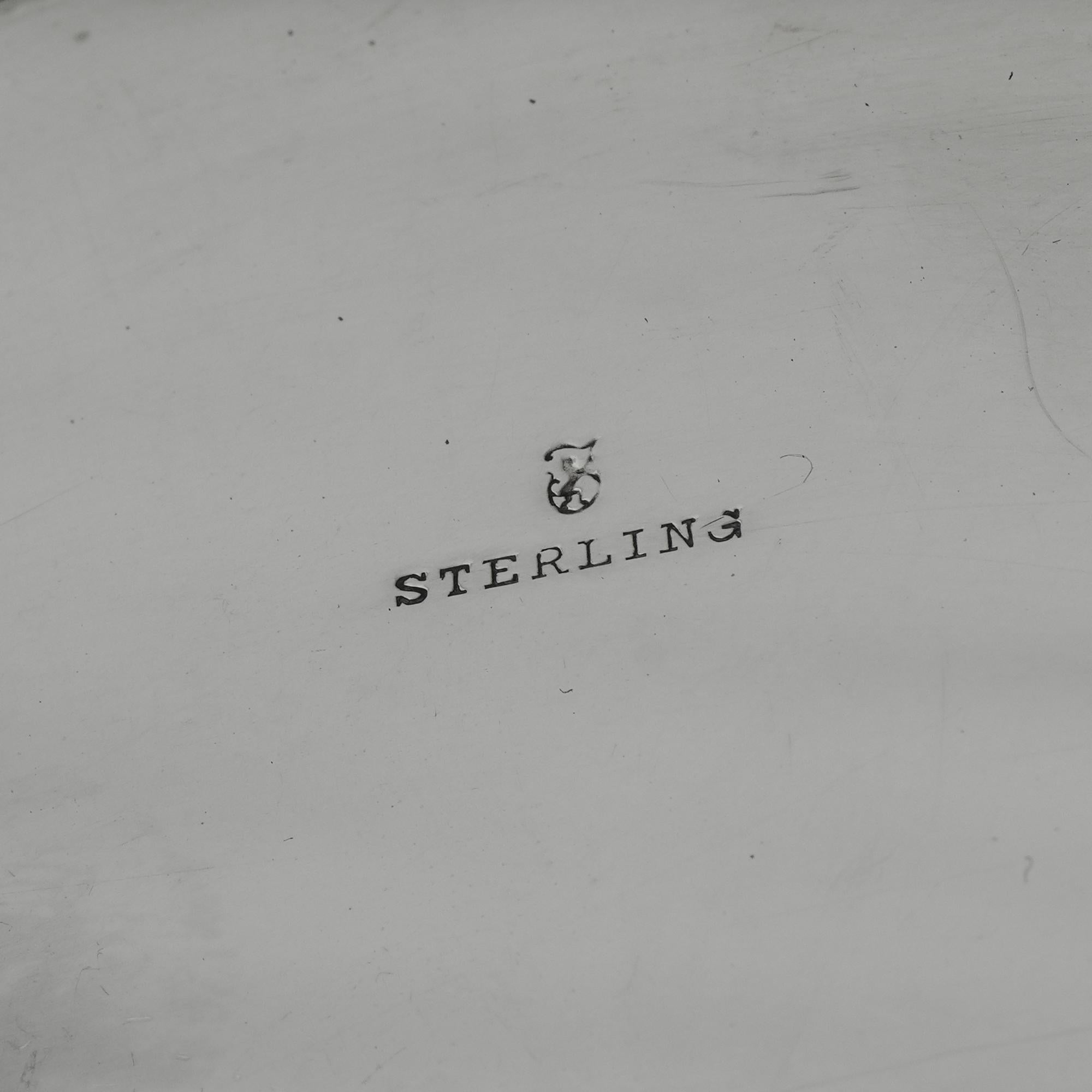 Großer Wasserkrug aus Sterlingsilber mit 5 Pints von Towle Silversmiths im Angebot 3