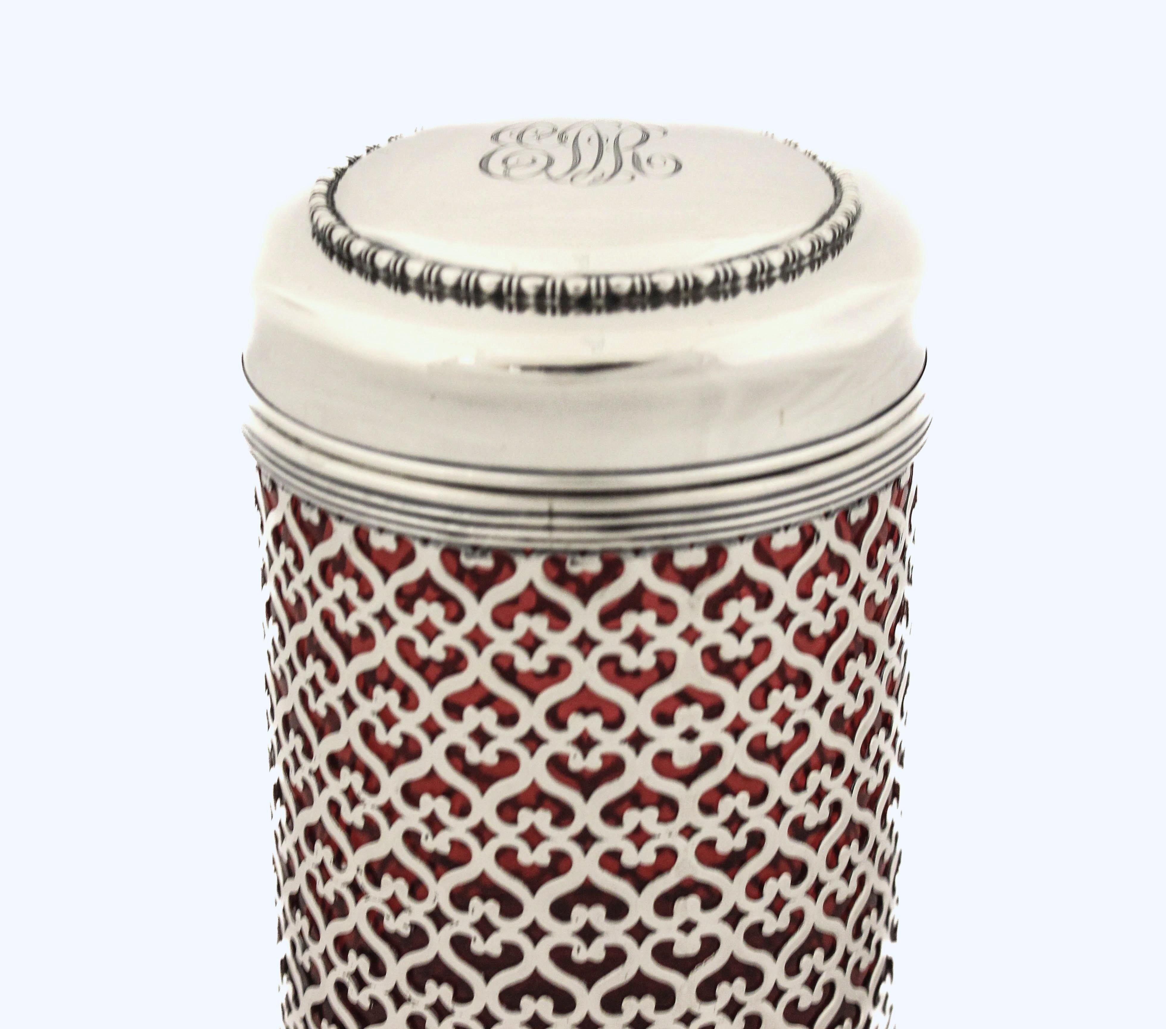 Americano Vaso grande in argento sterling in vendita