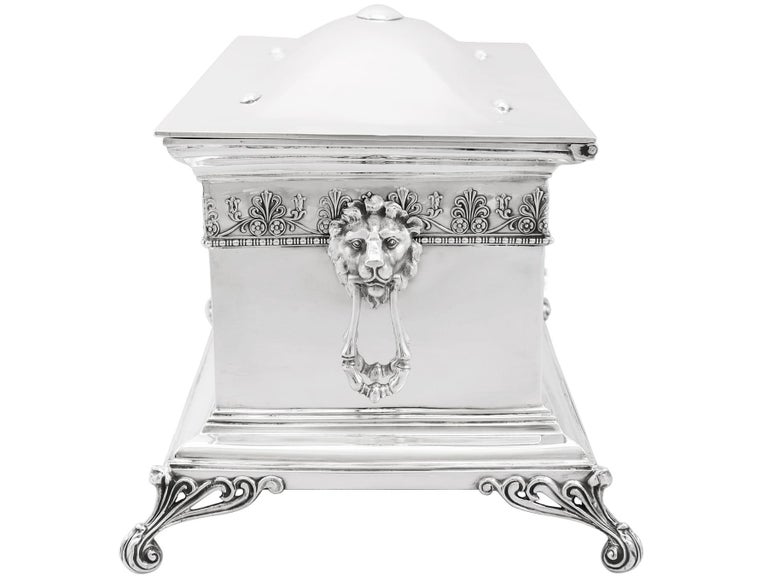Large Sterling Silver Jewellery Casket at 1stDibs york sterling - Main Image