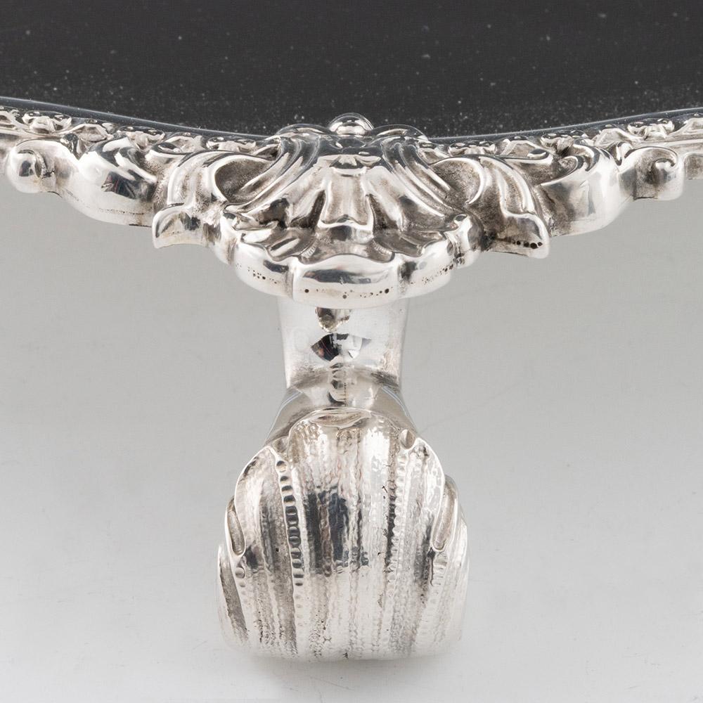 Grande salver in argento Sterling Birmingham 1941 in vendita 1