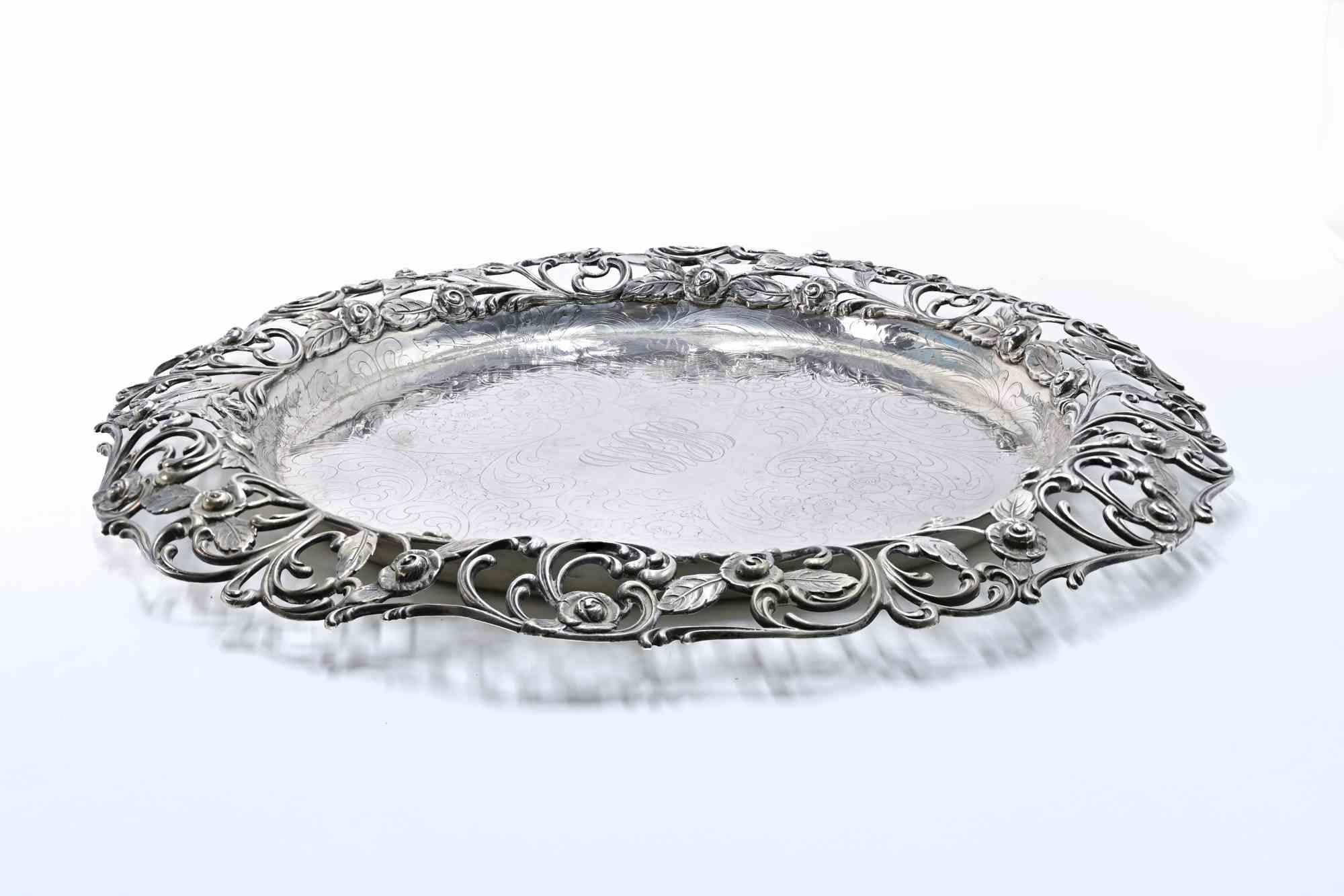 italien Grand plateau en argent par Bailey, Banks & Biddle, 1908 en vente