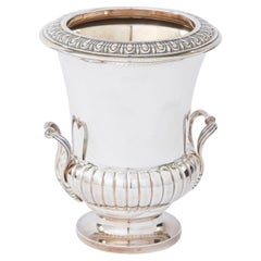Large Sterling Silver Wine Cooler / Ice Bucket