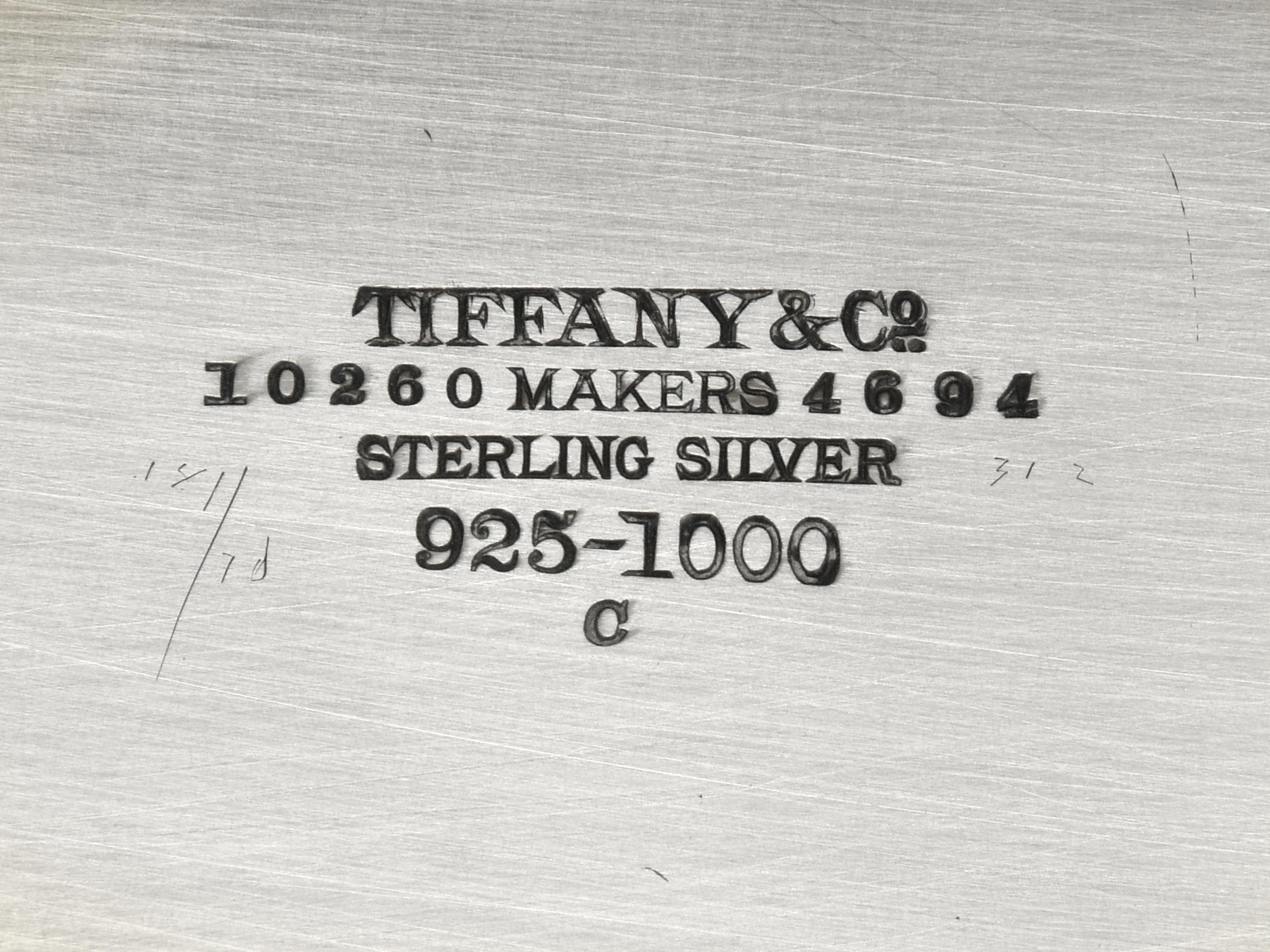 Großes Sterling-Kellnertablett 5362 von Tiffany & Co. im Angebot 2