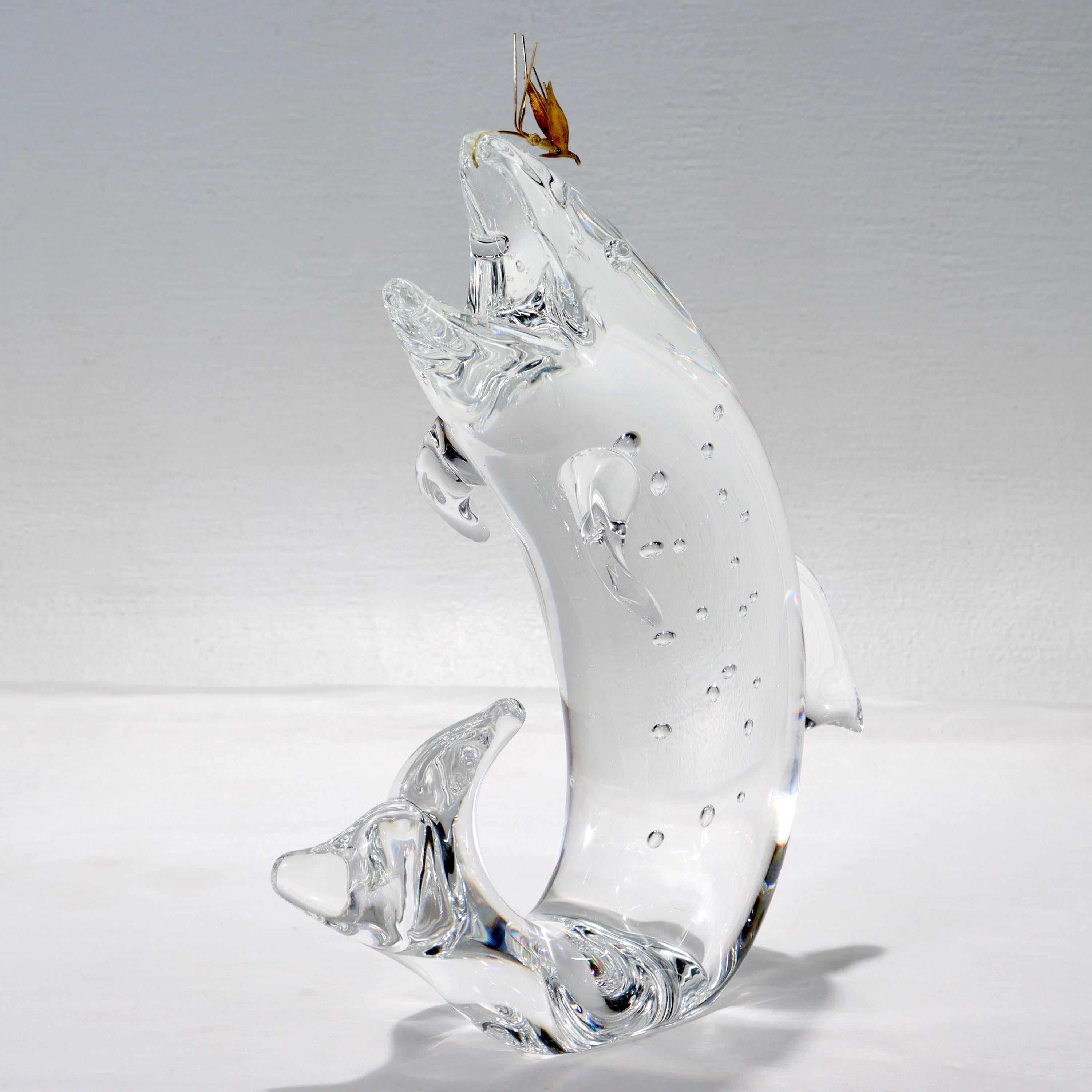 steuben glass fish