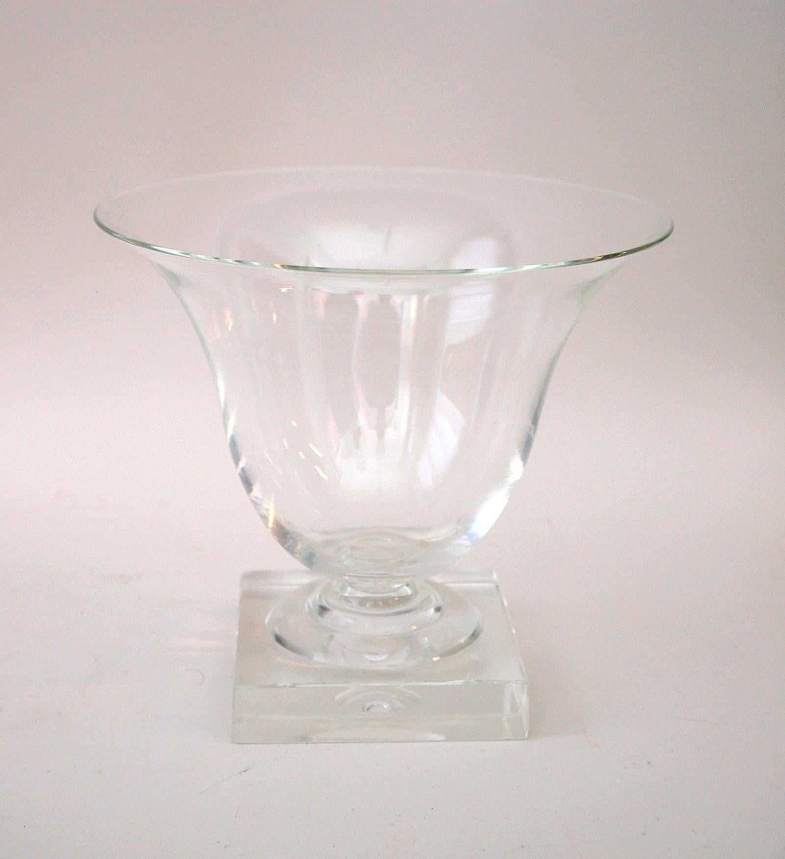 large glass urn