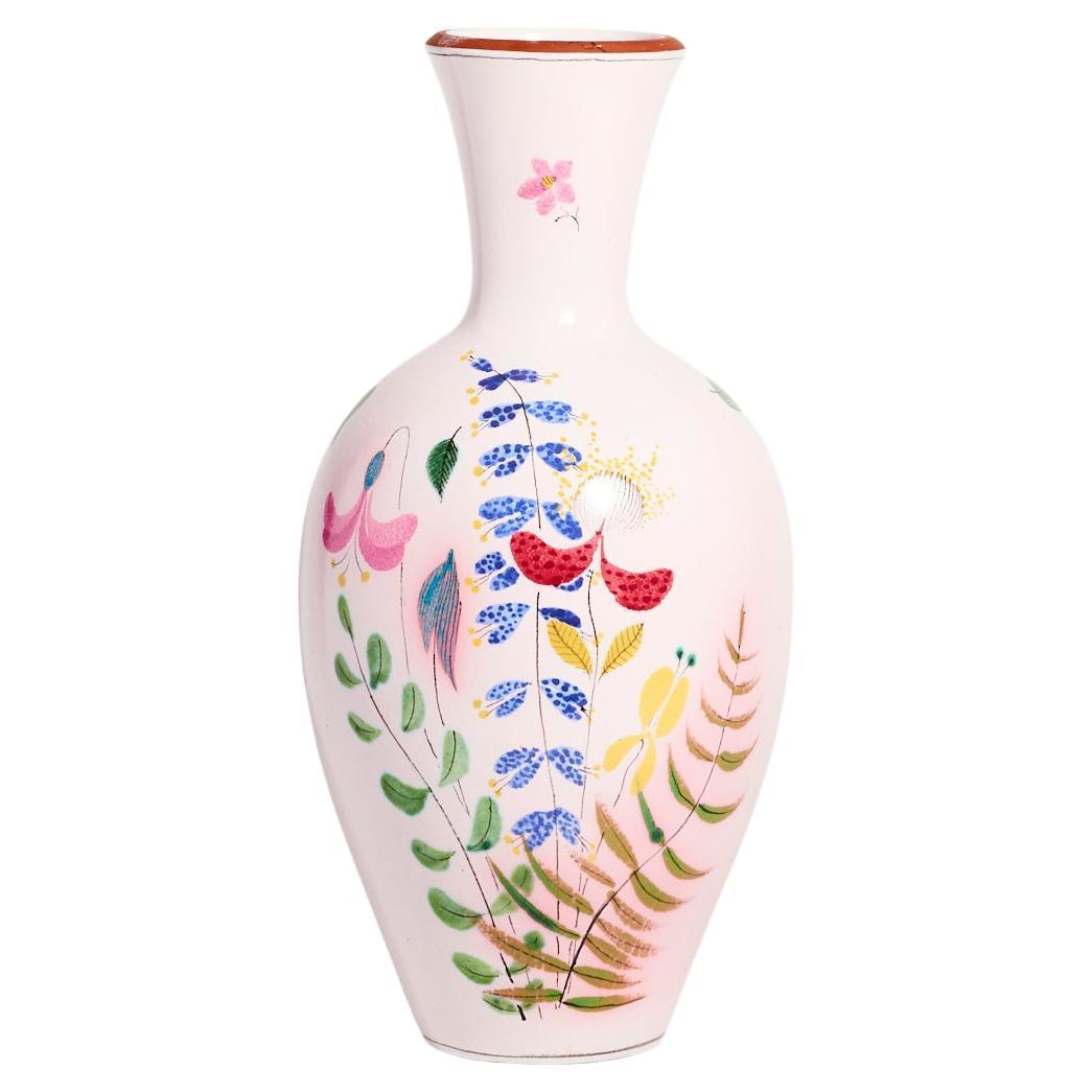 Large Stig Lindberg Faience Vase For Sale