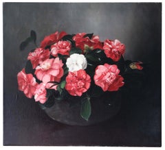 Grande nature morte huile sur toile Peinture Œuvre d'art